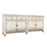 Classic Home Libbit 4Dwr 4Dr Sideboard Antique White Model 52004030